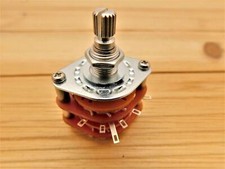 5 way - 4 pole Knurled Rotary