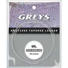 Greys Copolymer Tapered Fly Leaders Tippet Material - 9ft Leaders