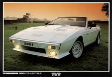 TVR Tasmin 350i Convertible 1983-84 UK Market Single Sheet Sales Brochure