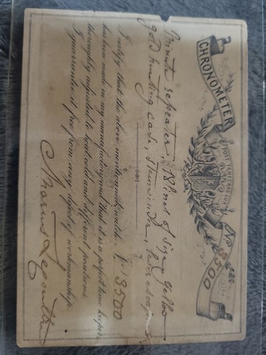 Marius lecoultre signed - signed, watch