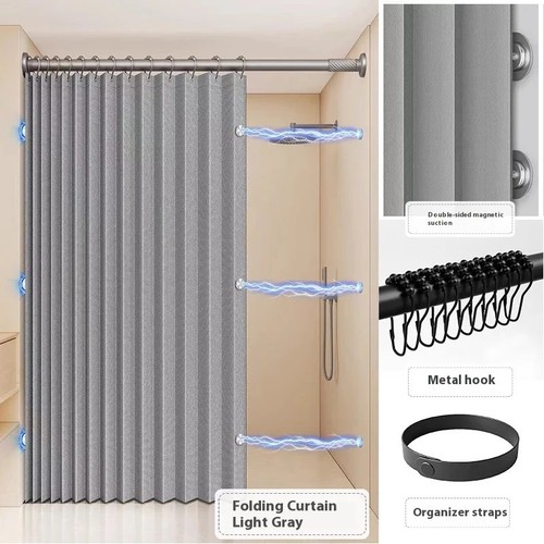 Magnetic folding linen shower - folding,