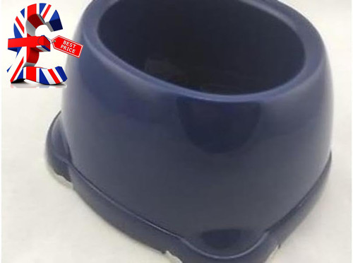 Spaniel bowl blue - spaniel, bowl,