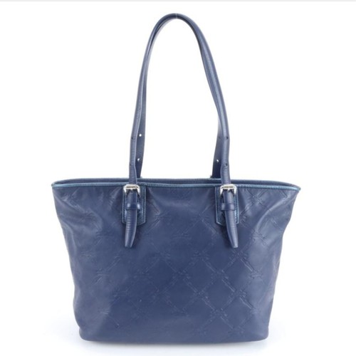 Longchamp cuir blue leather - longchamp,