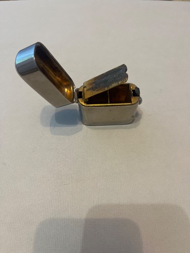 Vintage metal vesta case - vintage,
