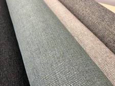 Plain upholstery Chunky Weave BY Next fabrics 140 cms wide fire retardant grey