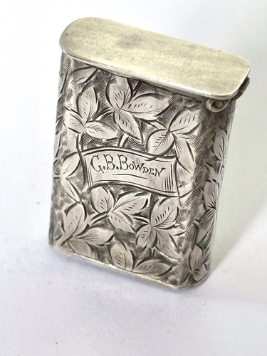 Antique victorian silver - silver, flip