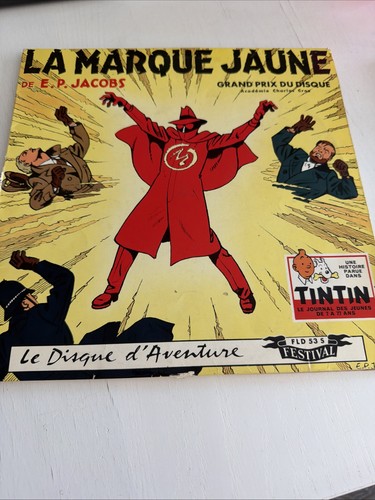 Tintin marque jaune - tintin,