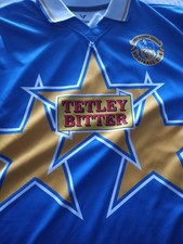 Retro re release Leeds Rhinos 1996 Home Shirt Mens Large Blue/Yellow Rugby Shirt