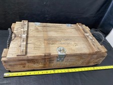 vintage wooden box military