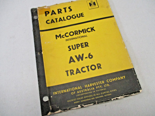 Mccormick super 6 - mccormick, aw-6