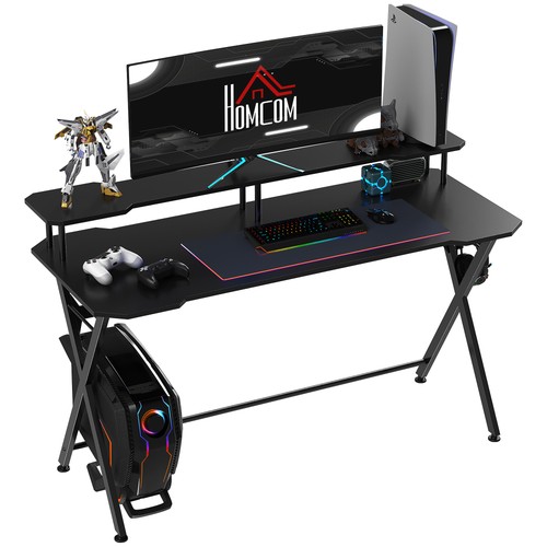 Homcom gaming computer desk - gaming,