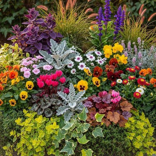 Autumn basket plant mix - plant,
