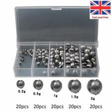 100x Fishing Sinker Set Split