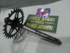 HONDA PF50MR2 ,2 STROKE MOPED  PEDAL SHAFT ,28T ,40230-143-000B  ,NLA OBSOLETE