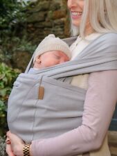 Close Caboo Lite Baby Wrap Carrier - Alloy Grey  - Boxed - Free UK Shipping