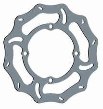 Braking front brake disc wave