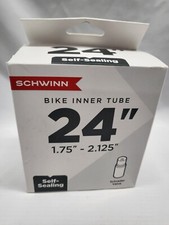 Schwinn 24"  1.75"-2.125"  Bike Bicycle Inner Tube Schrader Self Sealing