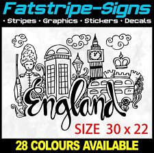 ENGLAND UK LONDON VINYL DECAL STICKERS MOTORHOME CAMPER VAN ARMY BRITISH SWIFT