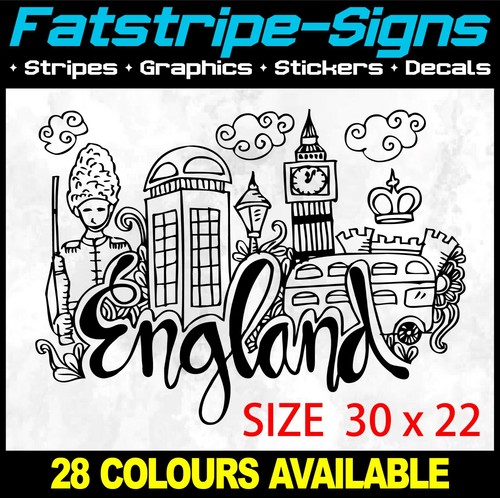 England london vinyl - england, decal