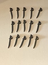Lot Of 15 Pirates Of The Carribbean Small swords cutlas grey weapons pirate