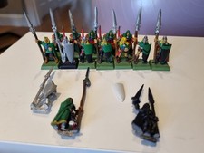 Wood Elf Glade Guard Marauder Metal Miniatures Including Captain and Horsemen GW
