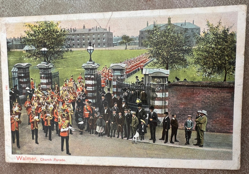 Antique postcard walmer kent - postcard,