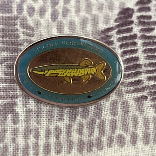 Fish pin badge rspb - fish,