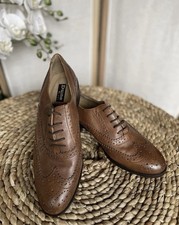 Dune London Black tan brogues