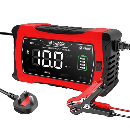 Amp car battery charger - 10-amp,