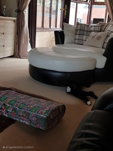 Dfs cuddle chair and stool - dfs,