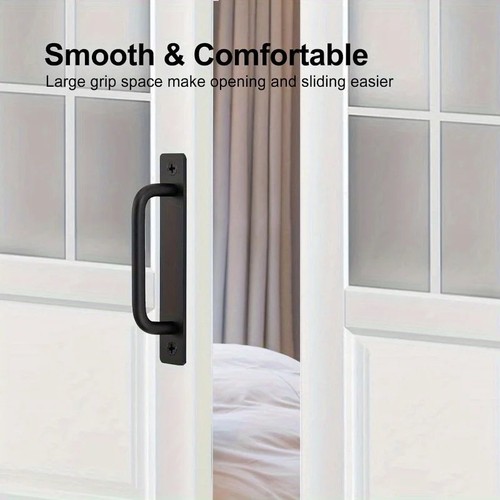 2pcs black door pull handles - door,