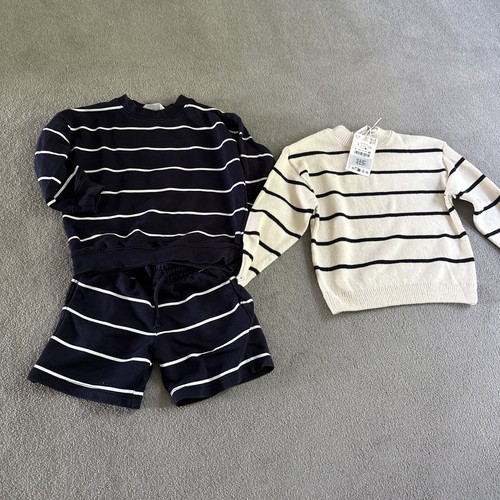 Boys stripe outfit bundle zara - stripe,