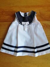 Baby Girls White & Navy LOSAN