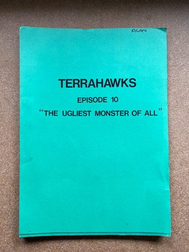 Terrahawks script episode 10 - terrahawks,