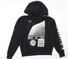 H&M Men's Black Graphic Print