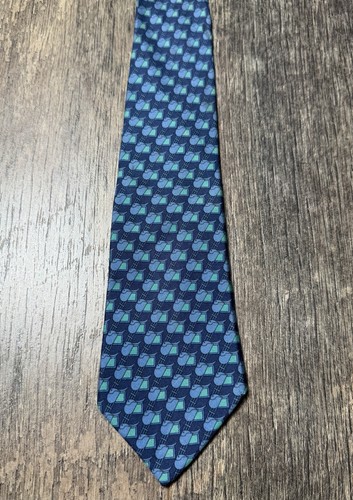 Hermes 7144 silk tie saddle - silk,