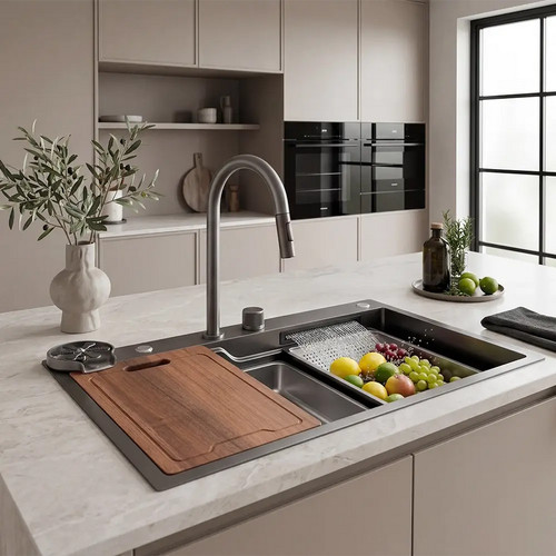 Renaflow gunmetal grey kitchen - grey,