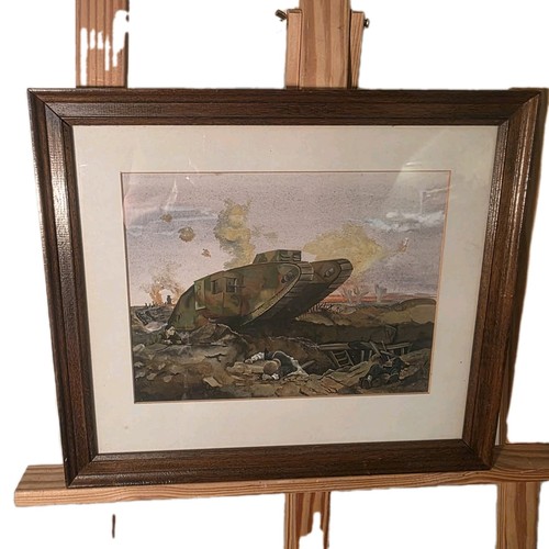 Framed print the - print, a