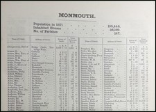 1873. MONMOUTHSHIRE. THE NAMES