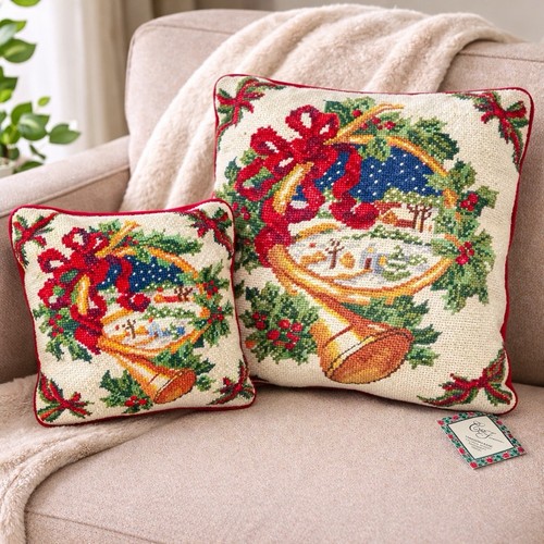 Vintage needlepoint christmas - vintage,