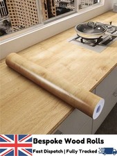Wood Effect Vinyl Wrap Self Adhesive Film Sticker Textured Worktop Wall Covering