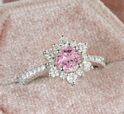 50ct round natural pink - round,