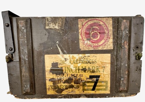 British military ammo crate - british,