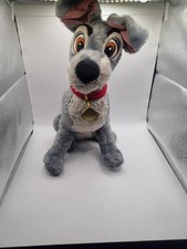 DISNEY STORE STAMPED LADY AND THE TRAMP - TRAMP SOFT PLUSH TOY