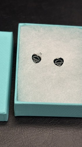 Tiffany heart tag stud - tiffany,