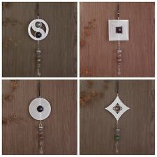 Stainless Steel Spiral Wind Chimes Hanging Spinner Home Garden Decoration