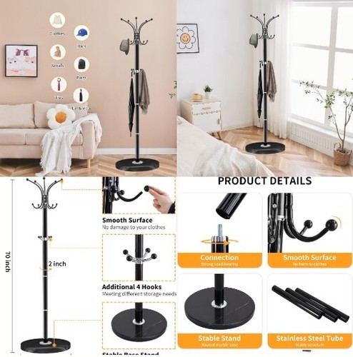 Modern black steel - modern, rack