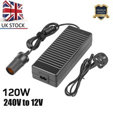 240V Mains To 12V 10A Power Supply AC to DC Adapter Car Cigarette Lighter Socket