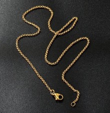 Men’s Gold Belcher Chain Necklace *60cm*