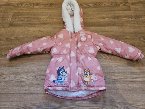 Years pink bluey coat with - pink,